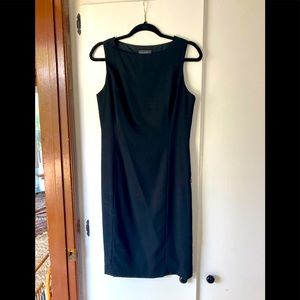 Banana Republic below the knee black dress. Lined